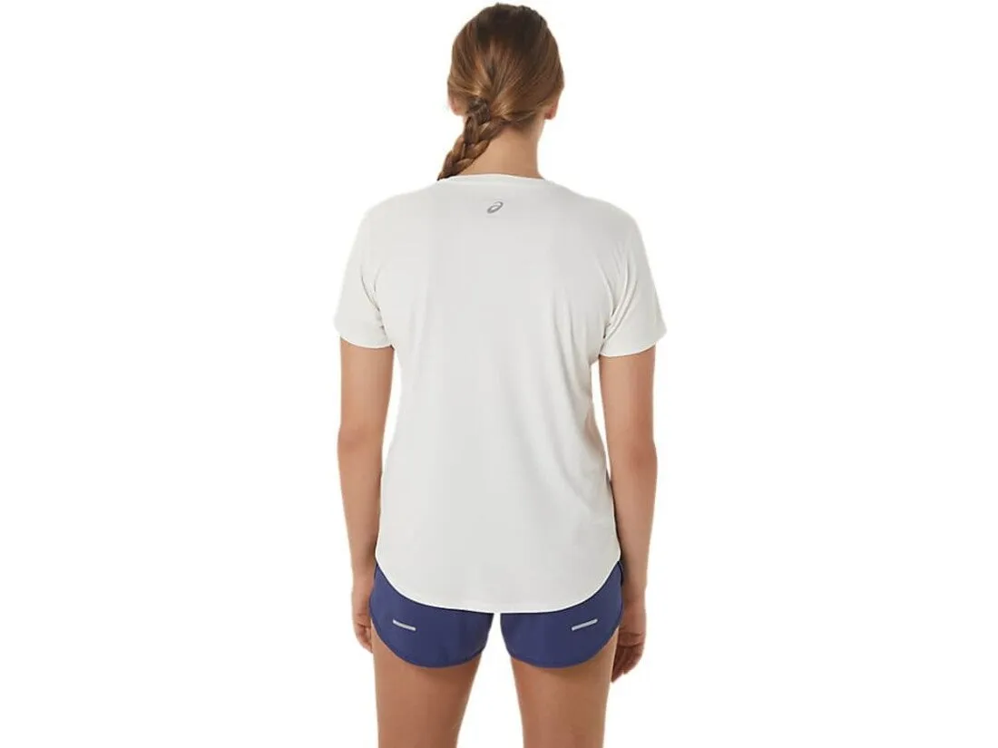 ASICS NAGINO GRAPHIC WOMEN'S TOPS WHITE