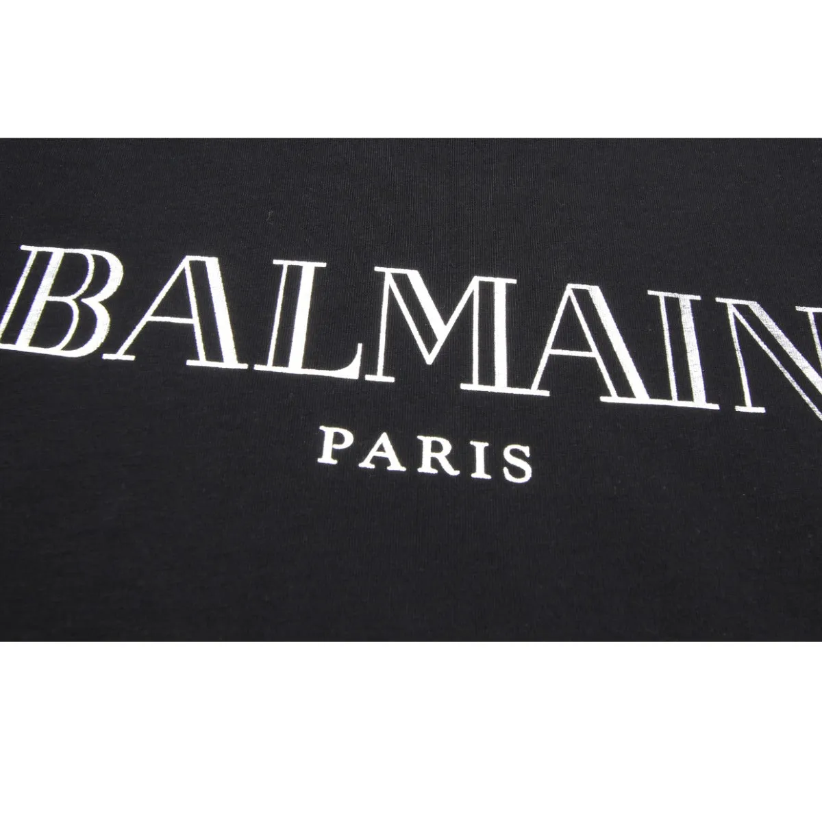 Balmain Kids Black Cotton Logo T-Shirt