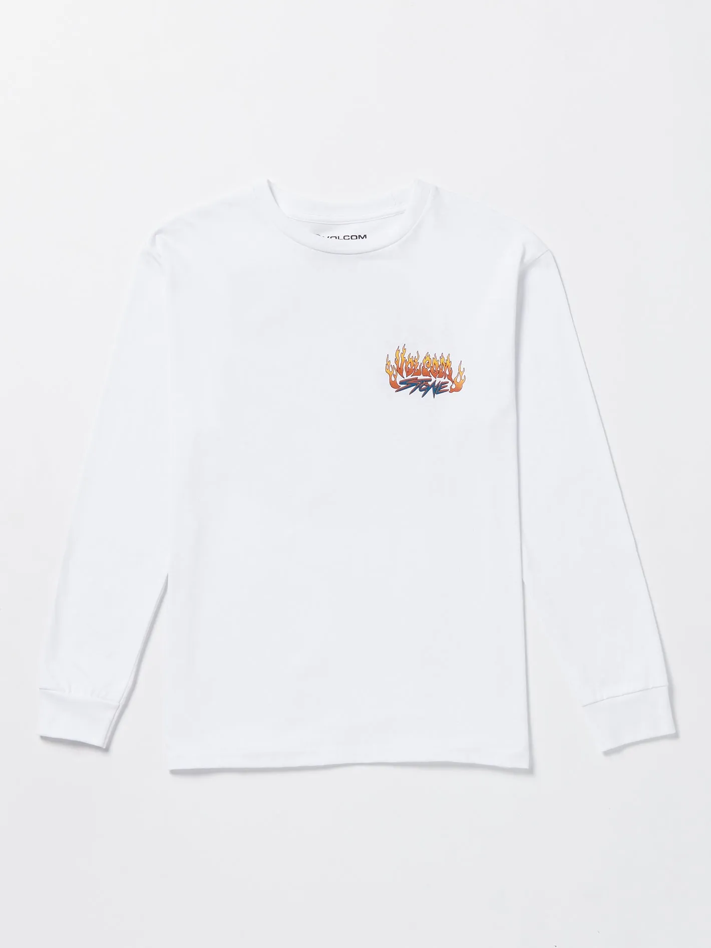 Big Boys Trux Long Sleeve Tee - White