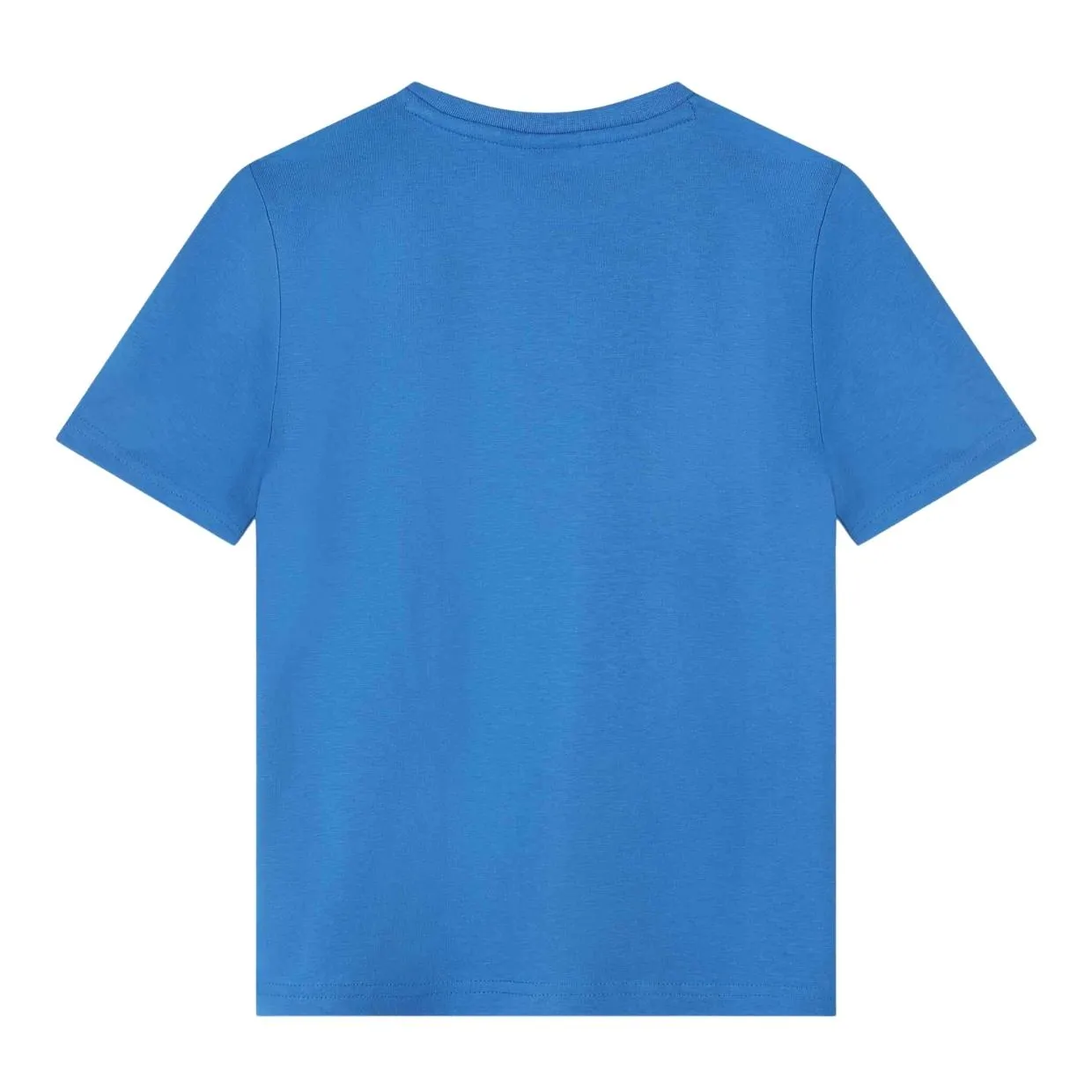 BOSS Kids Printed Logo Blue T-Shirt