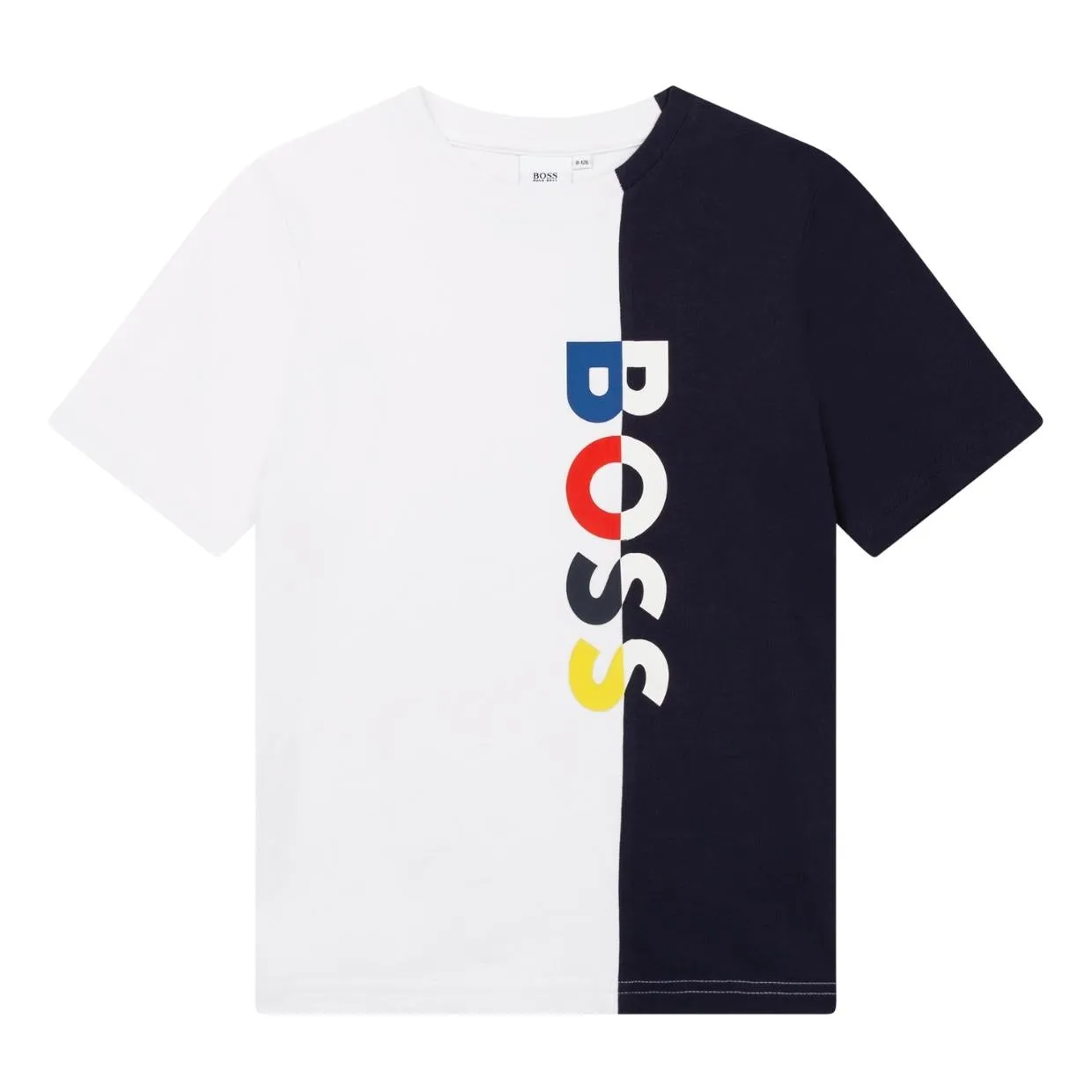 BOSS Kids Two-Tone Print Logo T-Shirt