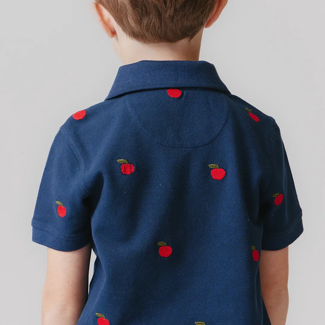 Boys Alec Shirt | Apples Embroidery