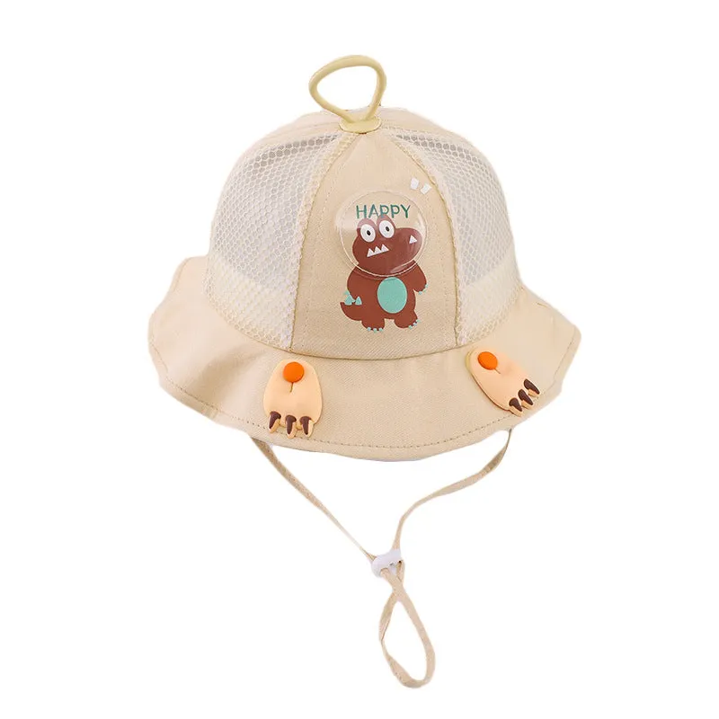 Children Aged 1-3 Summer Breathable Hat Boys and Girls Bucket Hat