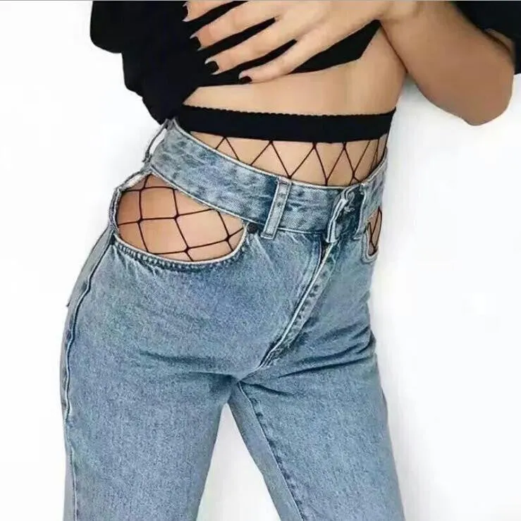 Fishnets  Look Great Under Your Favorite Ripped Jeans