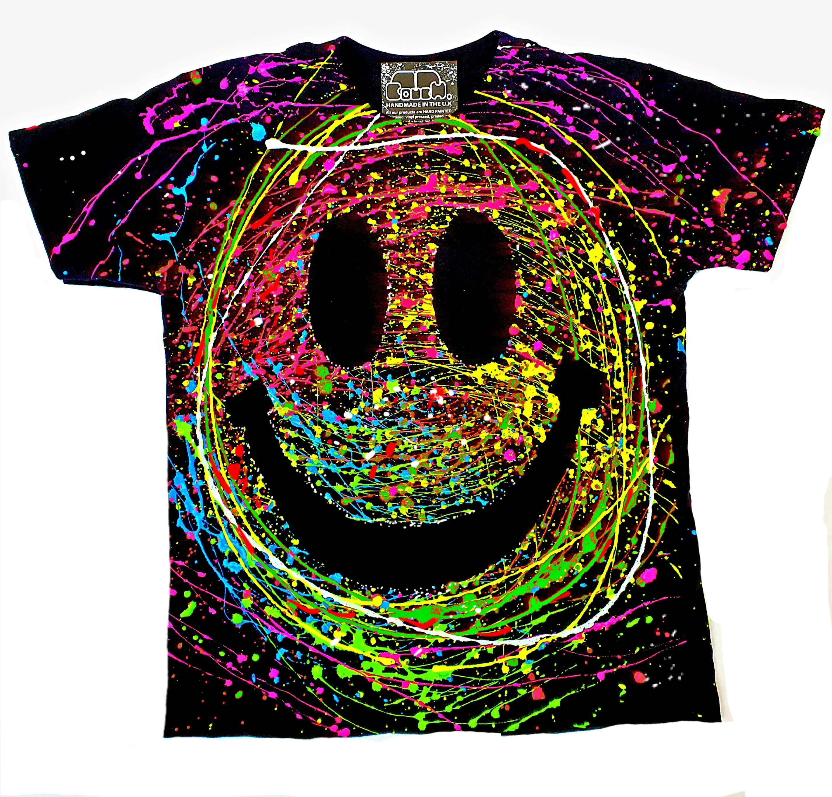 GRIN FACE KIDS T-SHIRT - BLACK