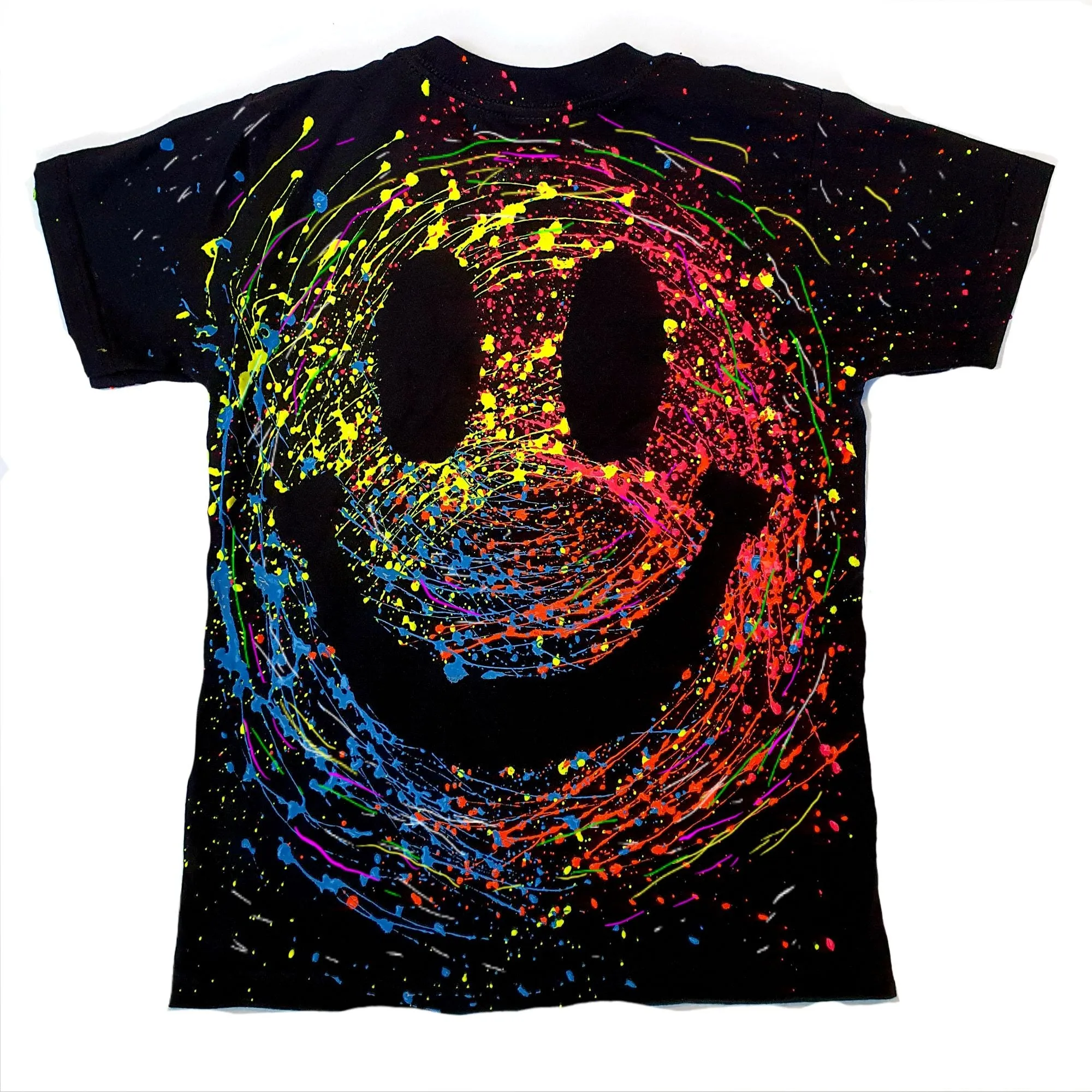 GRIN FACE KIDS T-SHIRT - BLACK