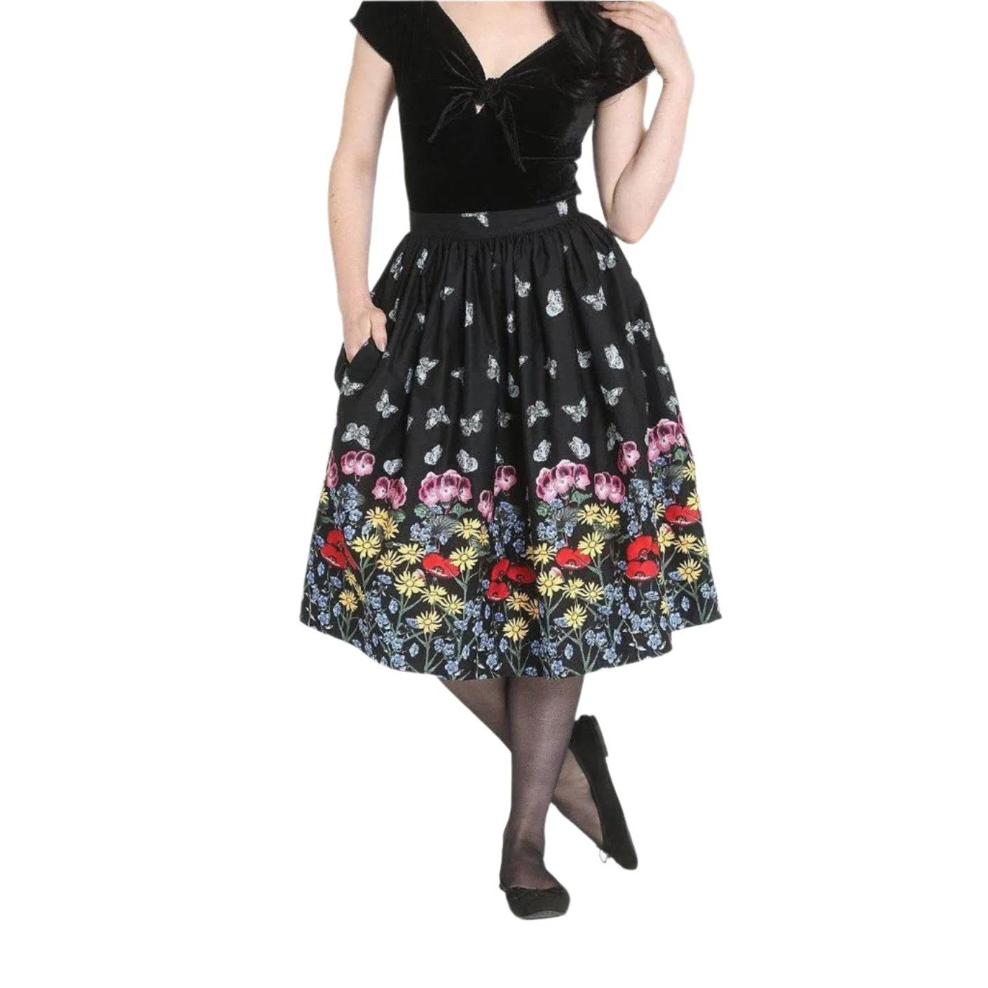 HELL BUNNY MEADOW 50S SKIRT