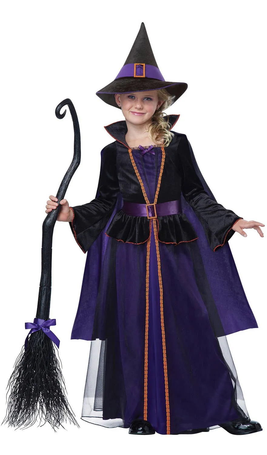 Hocus Pocus Girls Deluxe Witch Halloween Costume