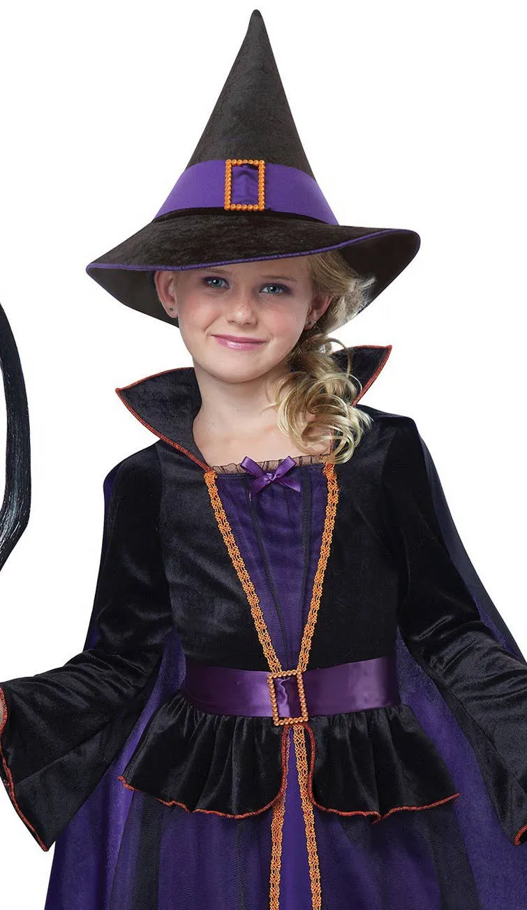 Hocus Pocus Girls Deluxe Witch Halloween Costume