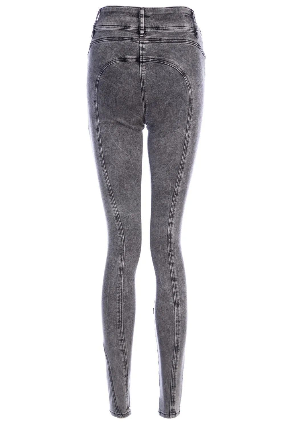 Holland Cooper Biker Ladies Jean in Ash Grey