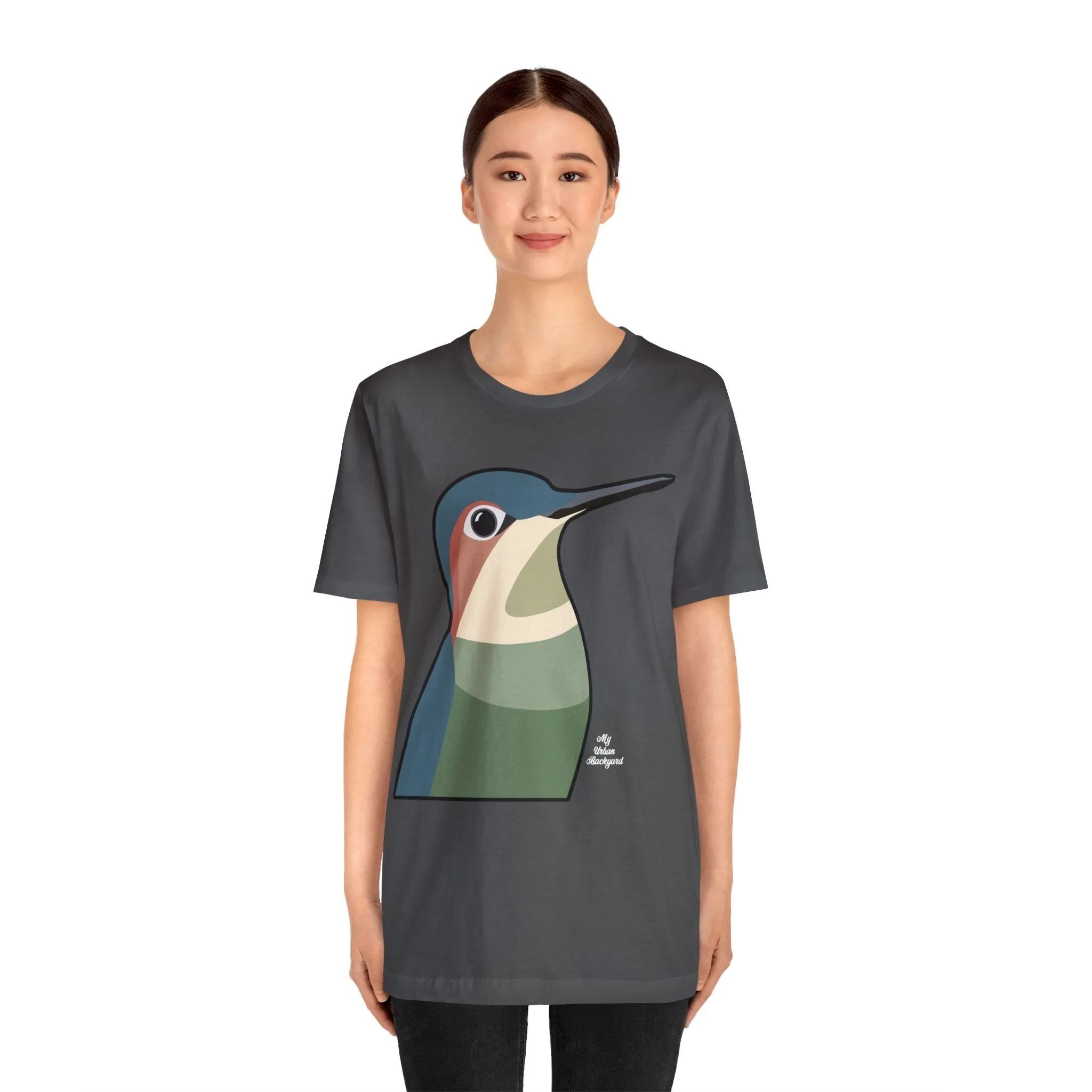 Hummingbird Ryoko, Soft 100% Jersey Cotton T-Shirt, Unisex, Short Sleeve, Retail Fit