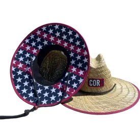 Kids Straw Hat for Boys and Girls - Patriotic