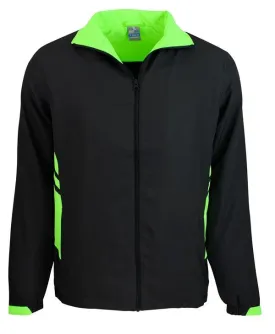 Kids Tasman Track Top Black/Green