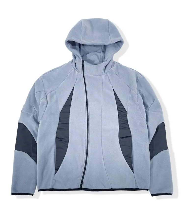 Lightning fleece jacket blue gray