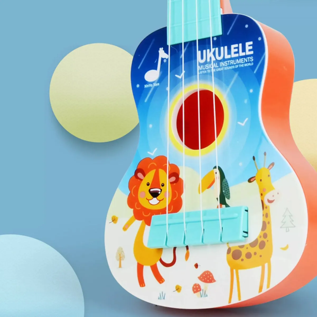 Lively Cartoon Design Guitar