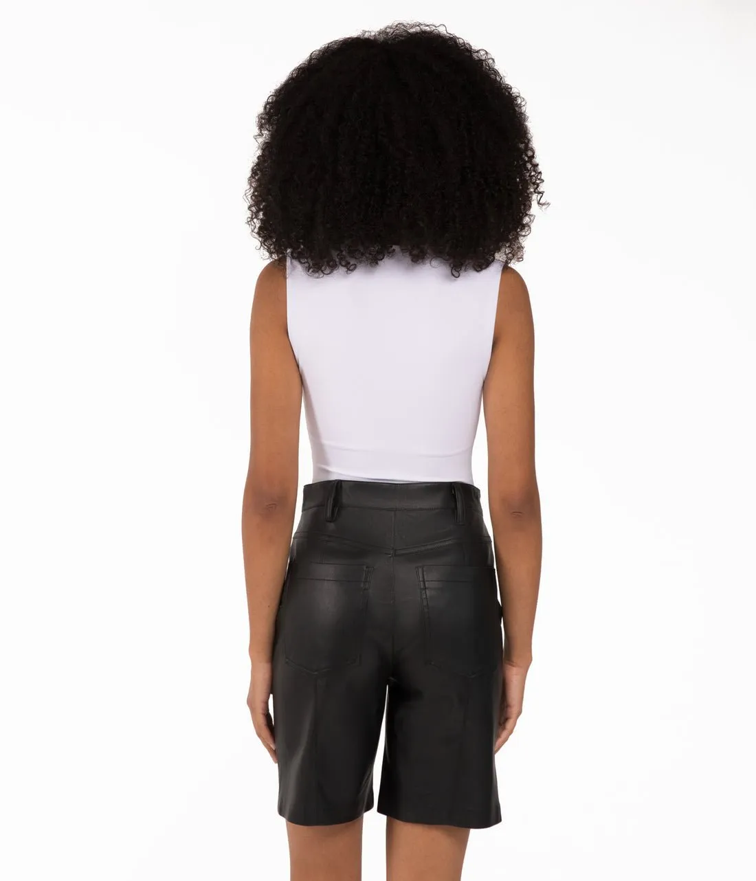 MATT&NAT EDIE - Women's High-Waisted Vegan Shorts