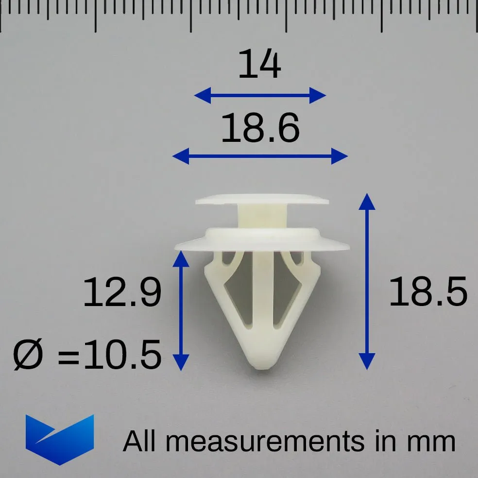 Mazda Side Skirt Clips & Side Moulding Clips- G18K51SJ3