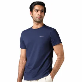 Neeman's Organic Cotton T-Shirt for Men | Navy Blue | Crew Neck