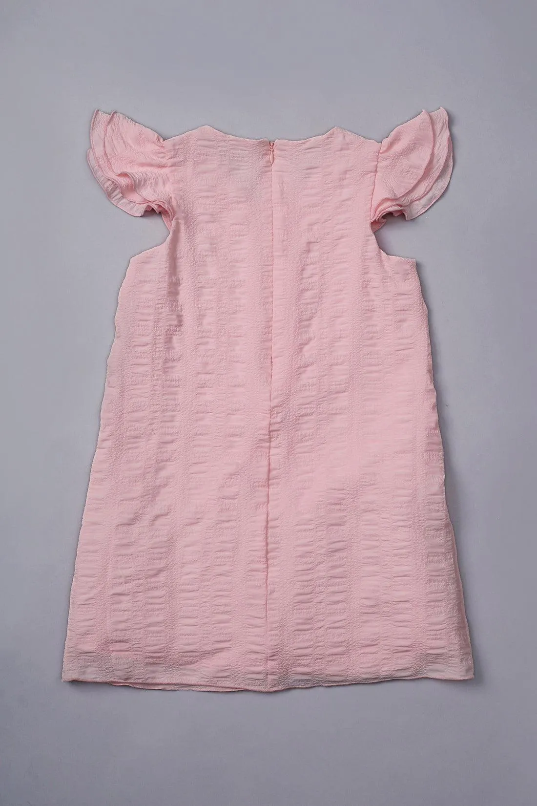 One Friday Kids Girls Baby Pink Straight Dress