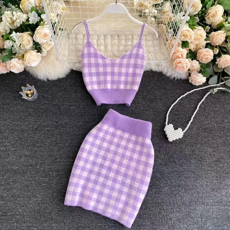 Plaid Coord Set