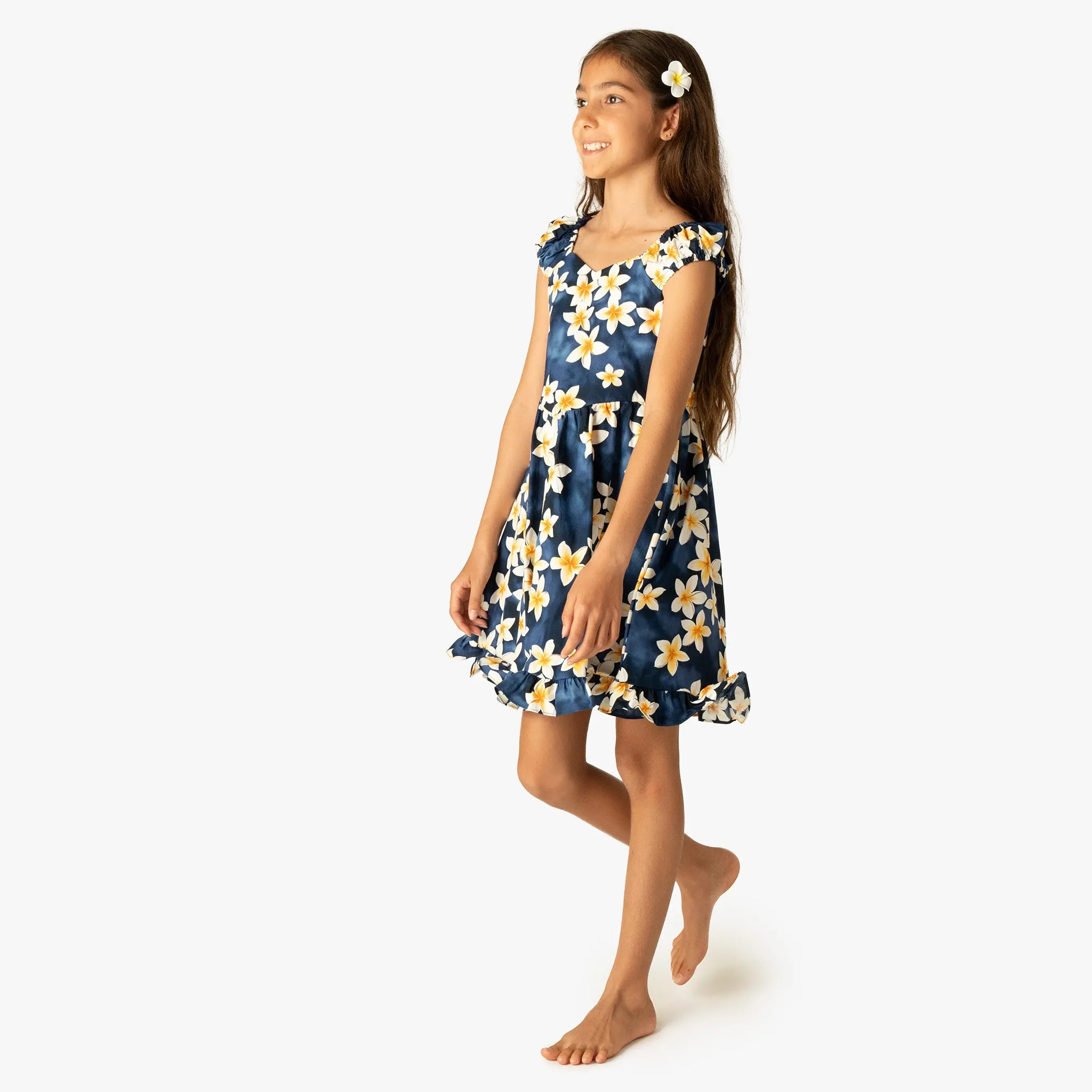 Plumeria Girls Sundress