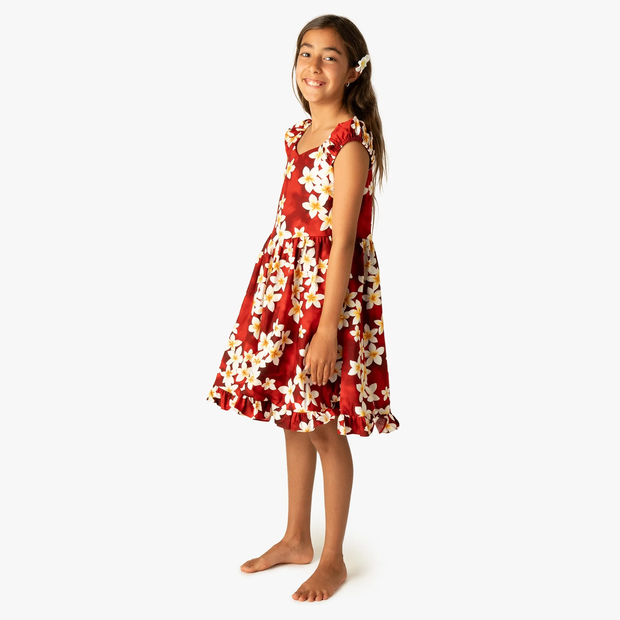 Plumeria Girls Sundress