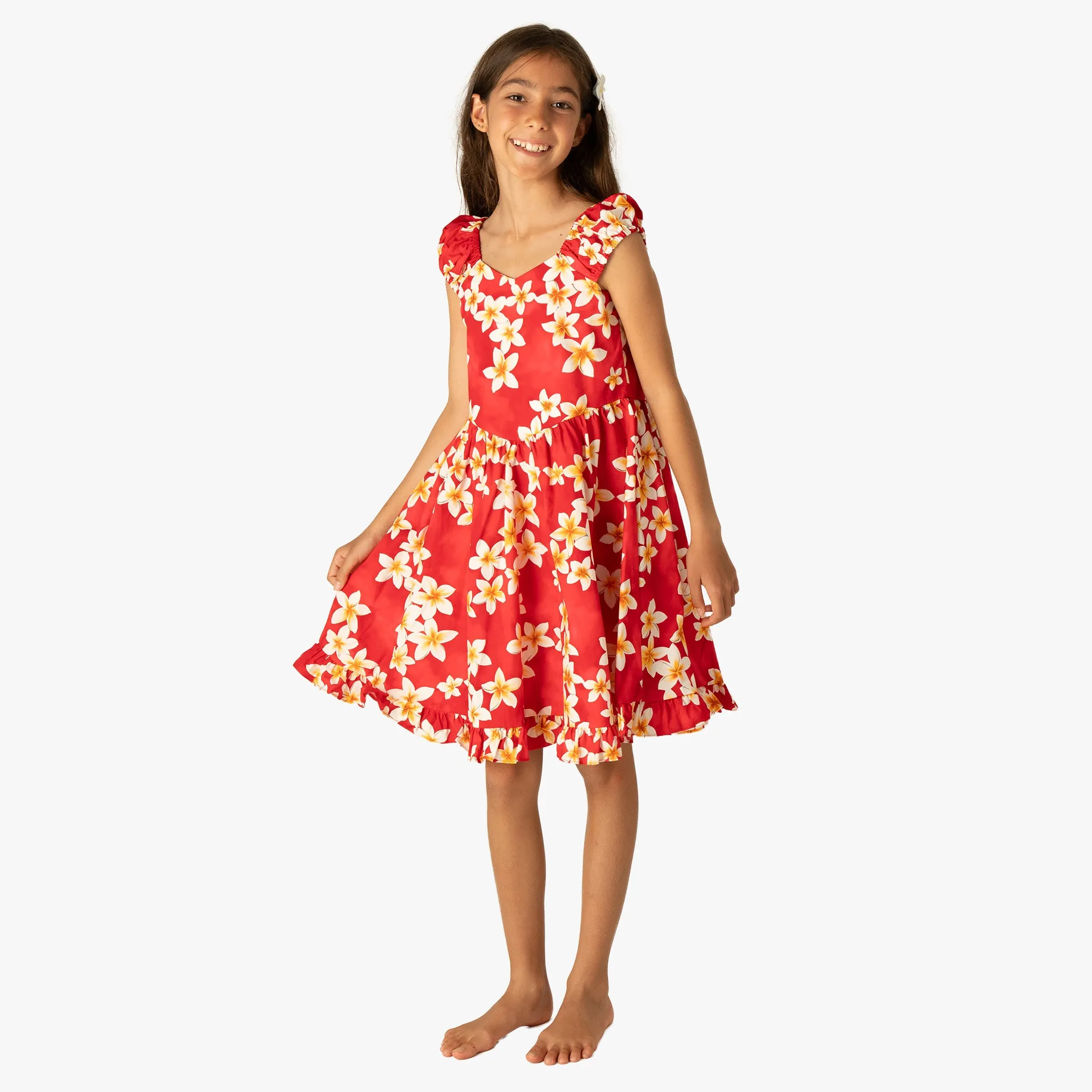 Plumeria Girls Sundress