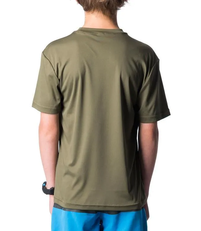 Ripcurl Search Surflite Short Sleeve UV Tee (2019) - Military Green