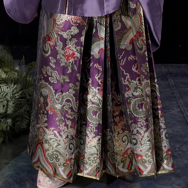 Silk Dreams 绸梦如愿 Ming Dynasty Plus Size Fanling Ao Jacket Mamian Skirt Aoqun Set