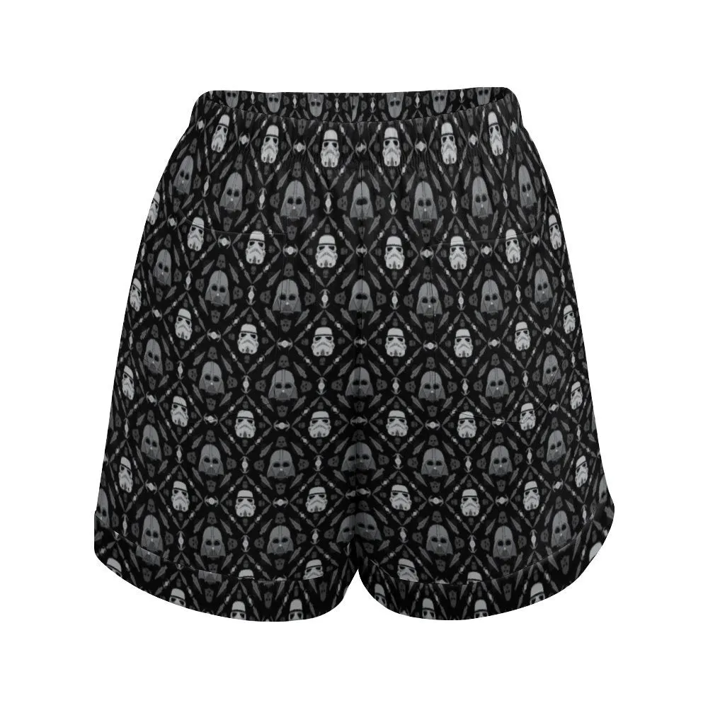 Star Wars Dark Side Women's High-Waisted Loose Shorts With Pockets