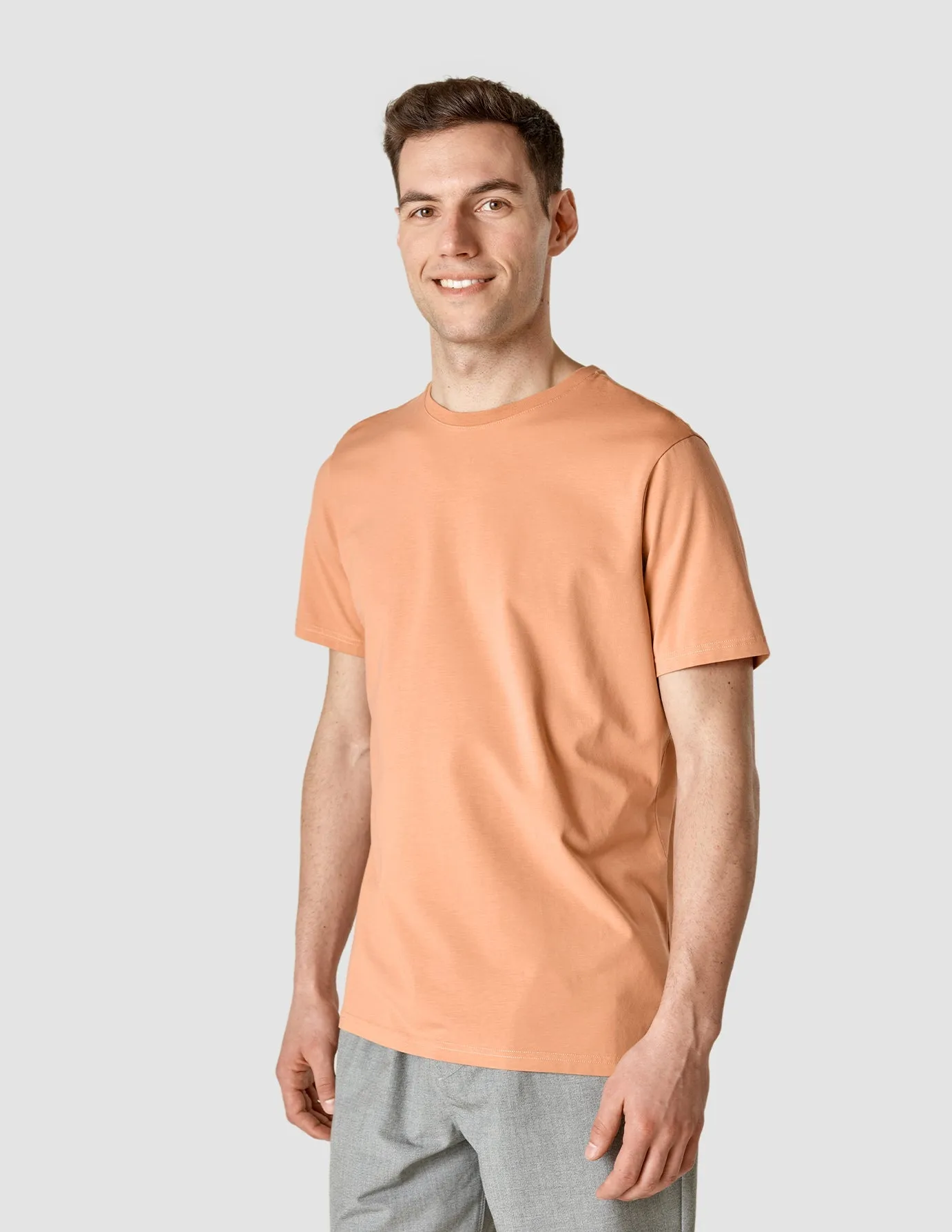 Supima T-shirt Rusty Caramel