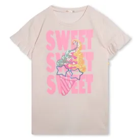 Sweet Ice Cream Graphic T-Shirt Dress