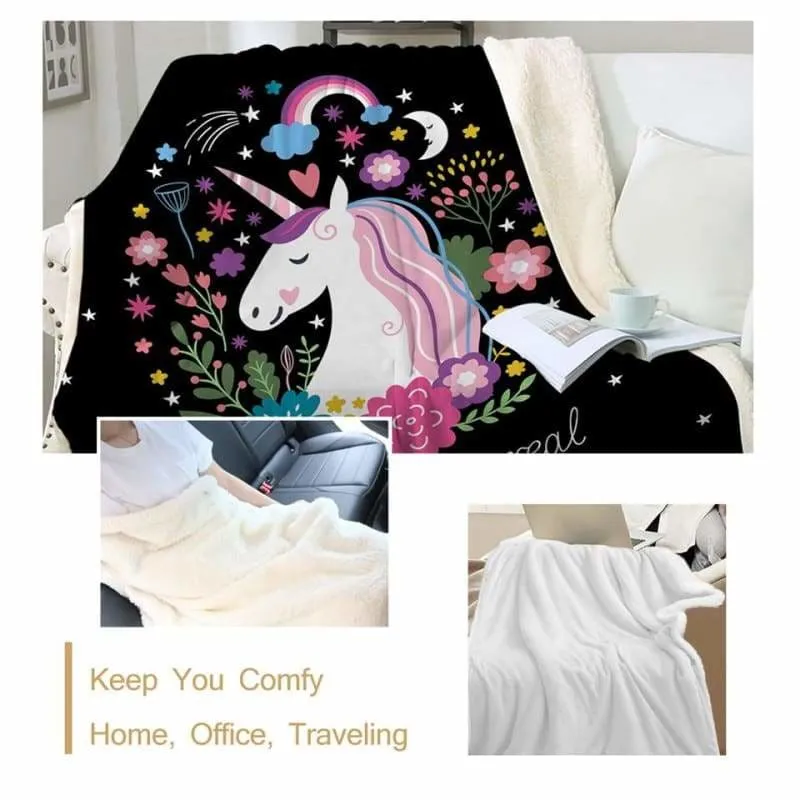 Unicorn Blanket For Kids Just For You