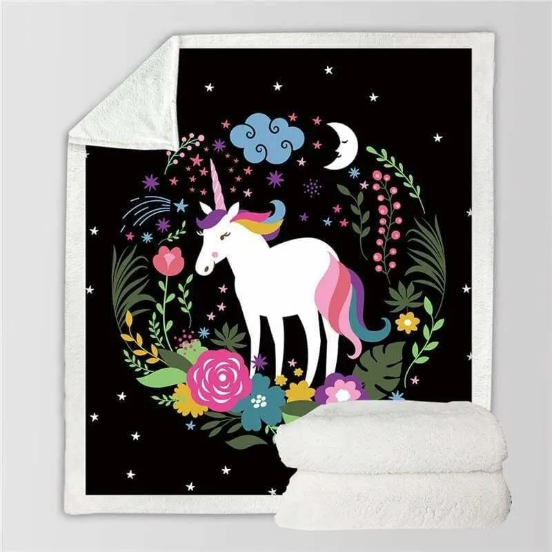 Unicorn Blanket For Kids Just For You