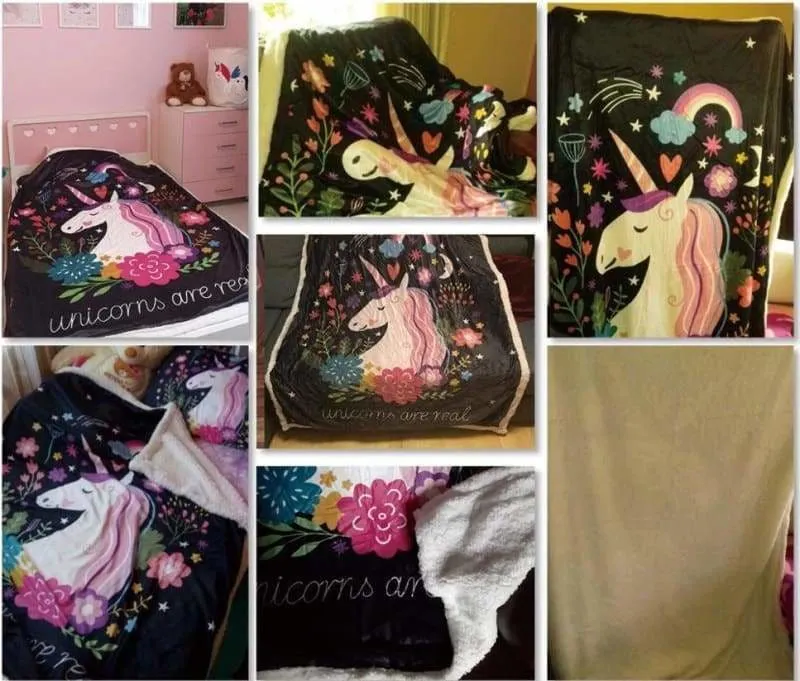 Unicorn Blanket For Kids Just For You