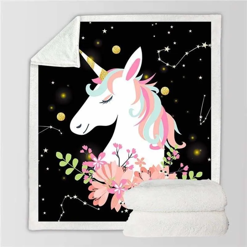 Unicorn Blanket For Kids Just For You