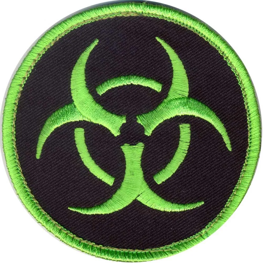 Velcro Backed Biohazard Morale Patch